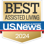 US News Best Assisted Living 2024 Badge